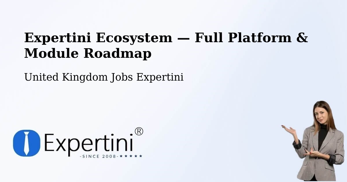 Expertini Ecosystem — Full Platform & Module Roadmap – Jarrow